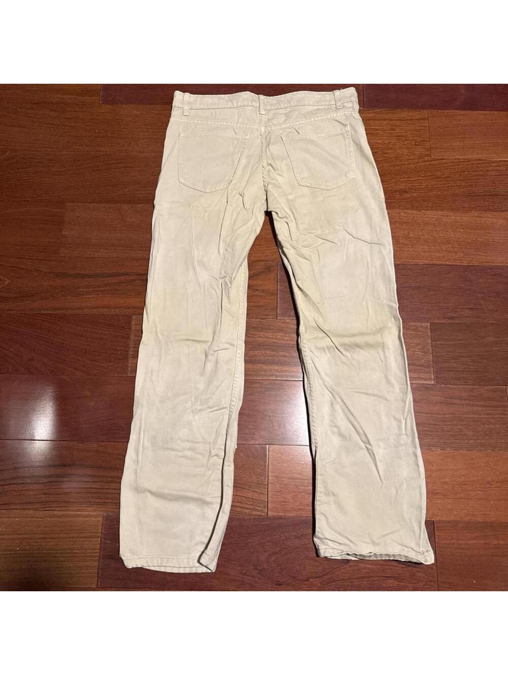 Zara Women's Cream and Tan Trousers